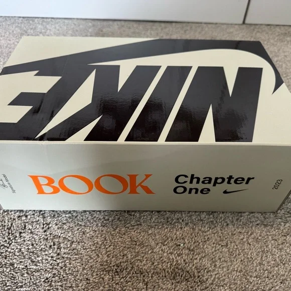 Nike Men’s Devin Booker signature shoe Book 1 Sneakers with Orange Logo - Picture 7 of 8